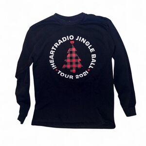 iHeartRadio Jingle Ball Tour 2021 Mens Black Long Sleeve Shirt Size M